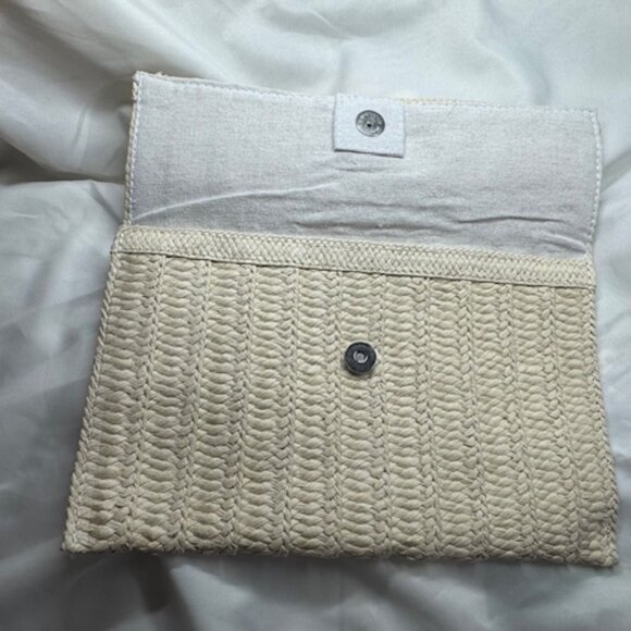 Nordstrom “Bonjour Summer” Skinny Straw Tote & Clutch Set – New, Never Used - Picture 6 of 7